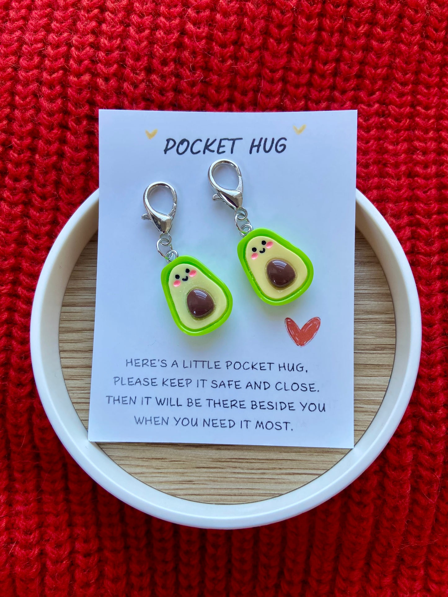 AVOCADO POCKET HUG | Charms