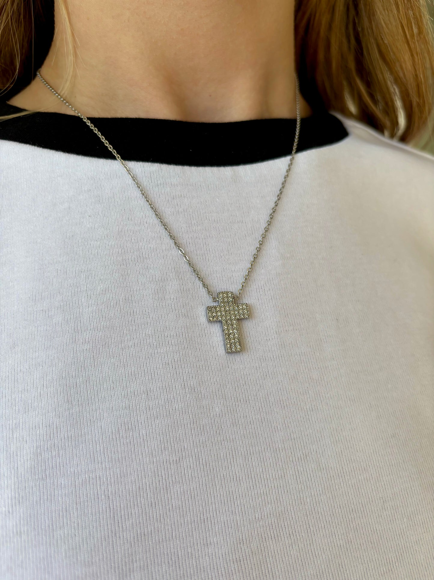 CROCE MINI STRASS | Necklace