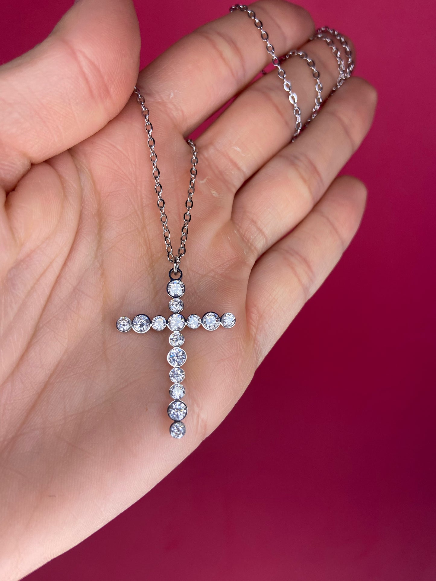 CROSS STRASS | Necklace