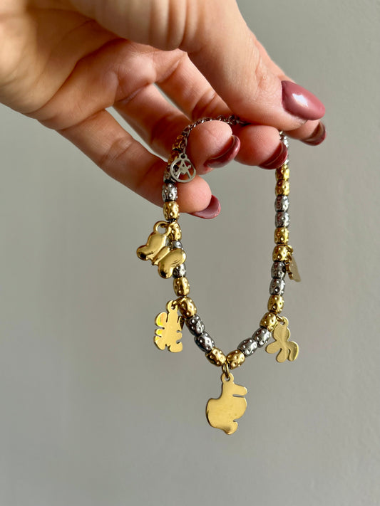 PEPITE GOLD ANIMALS | Bracelet